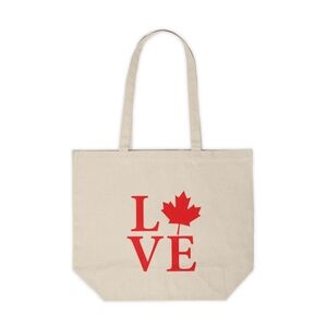 Love Canada Custom Canvas Tote Bag